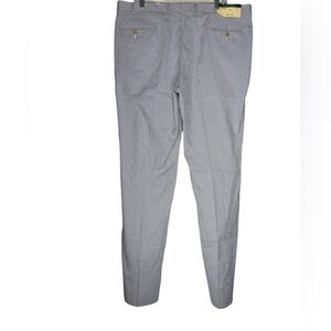 Lauren Ralph Lauren Men’s Pants Sz 40 Blue White Striped Cotton Unhemmed NEW
